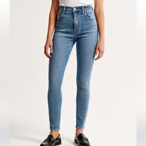 High Rise Super Skinny Ankle - A&F Jeans